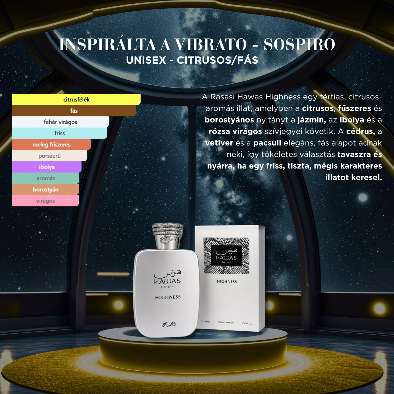 RASASI HAWAS HIGHNESS EDP - 100 ML