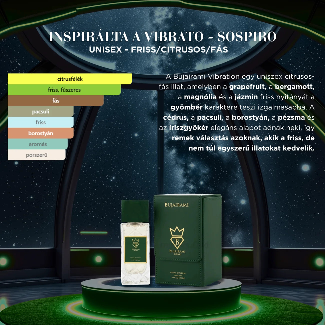 BUJAIRAMI VIBRATION EDP - 100 ML