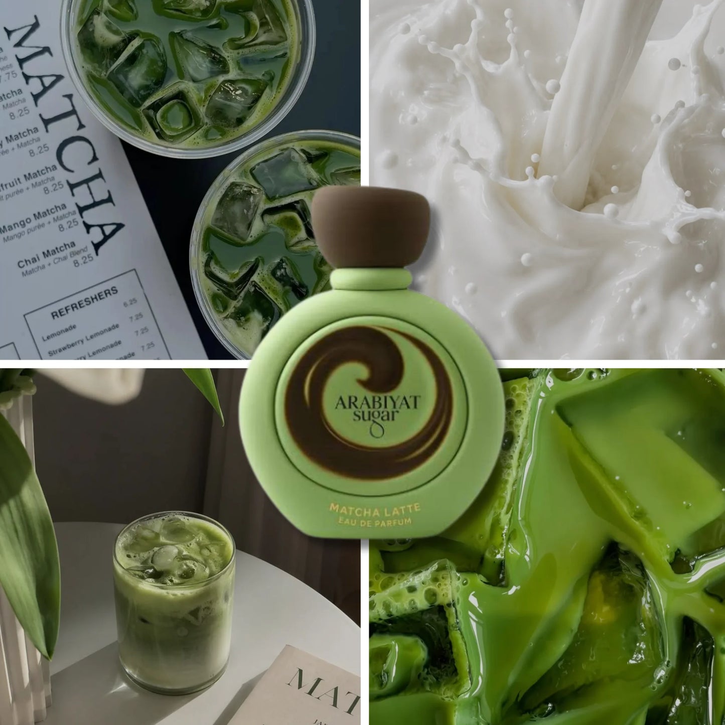 ARABIYAT SUGAR MATCHA LATTE EDP - 100 ML