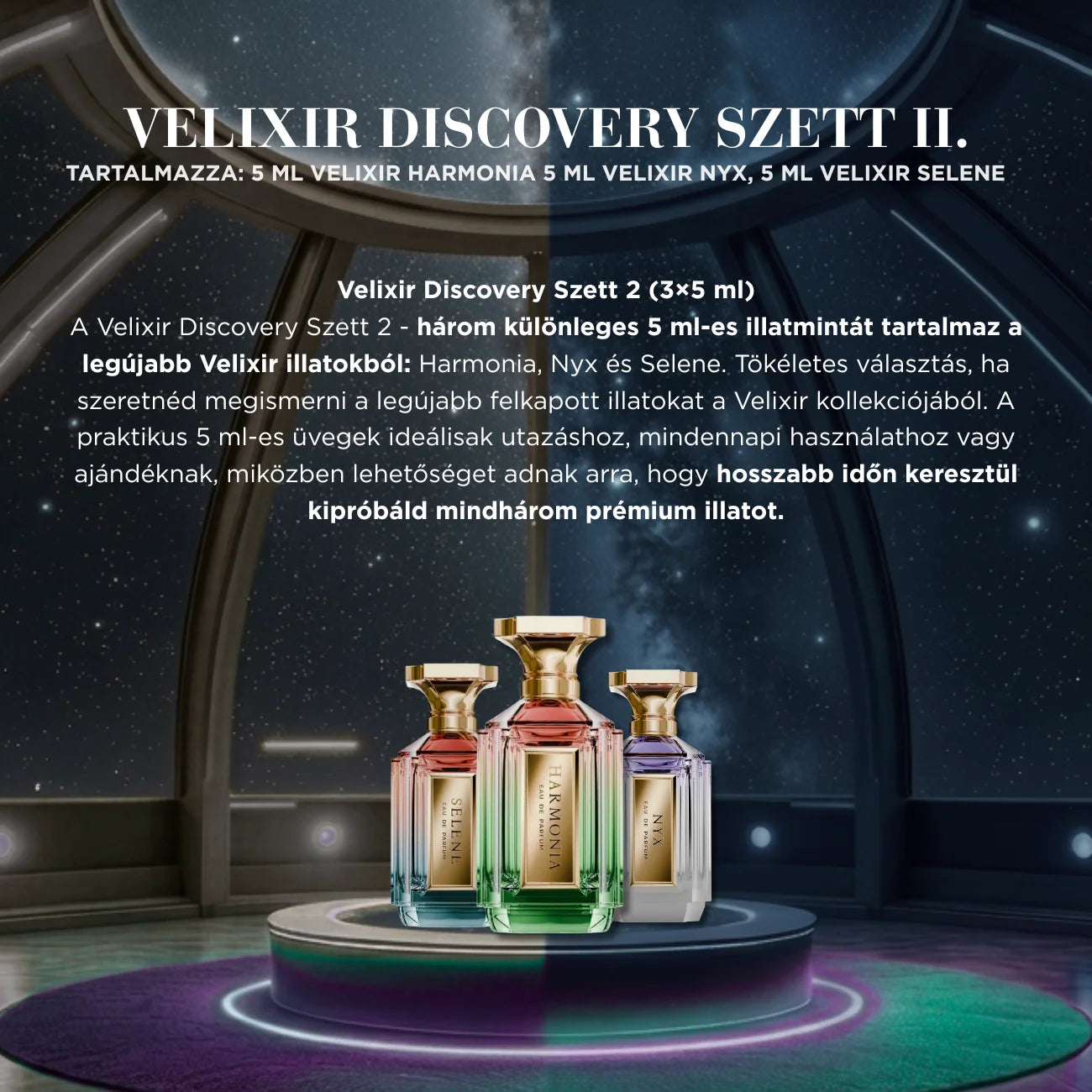 VELIXIR PARFUMS DISCOVERY SZETT II. - 3x5 ML