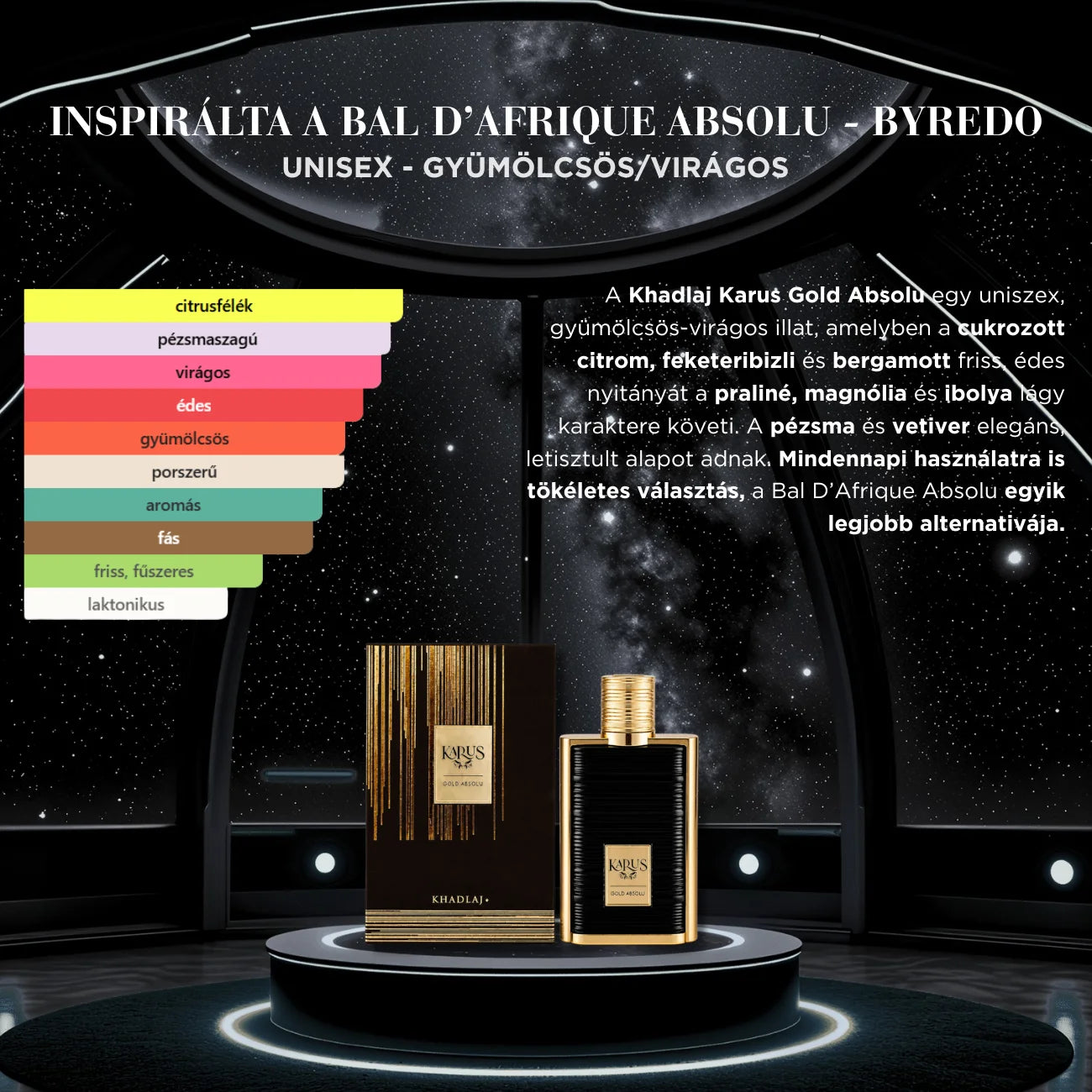 KHADLAJ KARUS GOLD ABSOLU EDP - 100 ML
