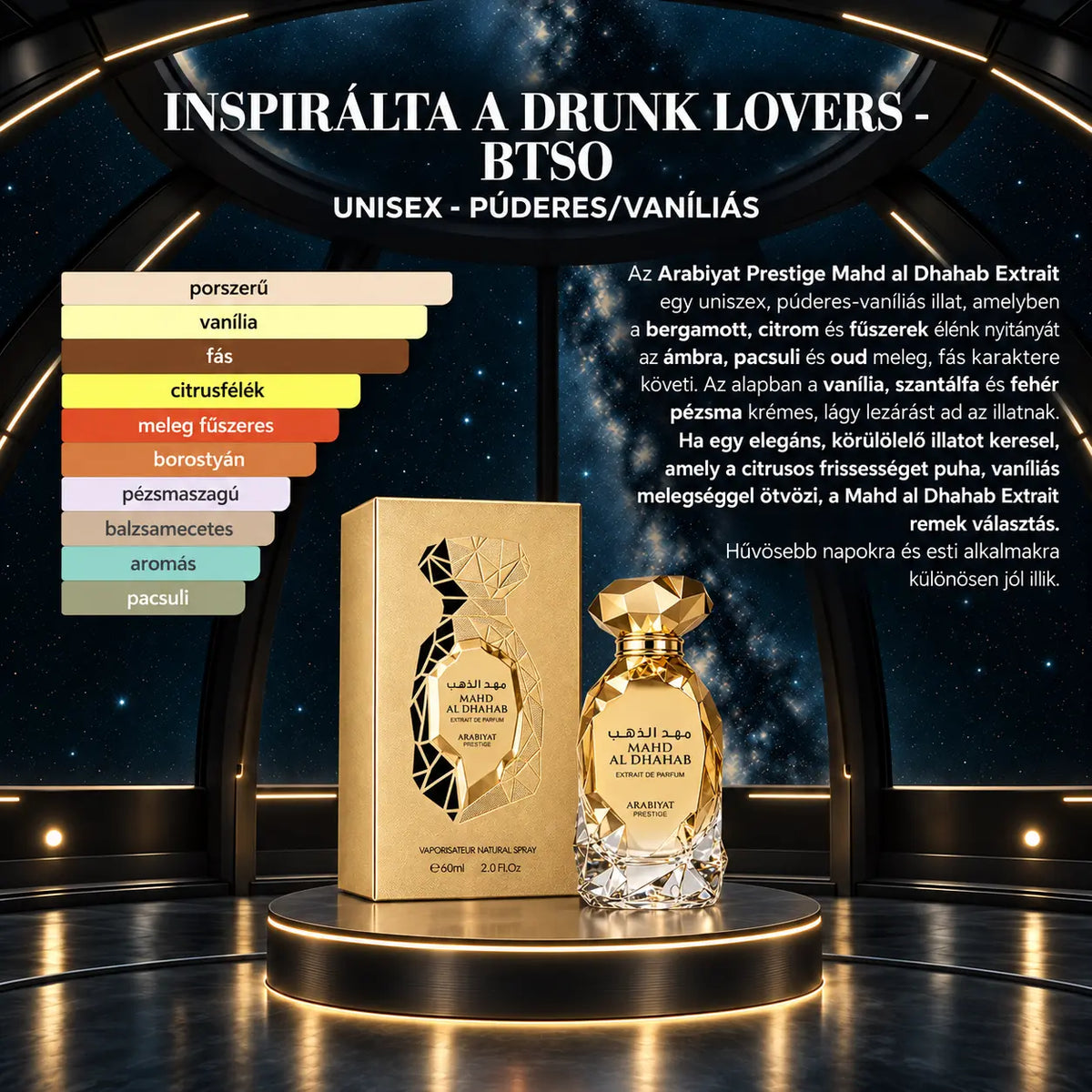 ARABIYAT PRESTIGE MAHD AL DHAHAB EXTRAIT - 60 ML