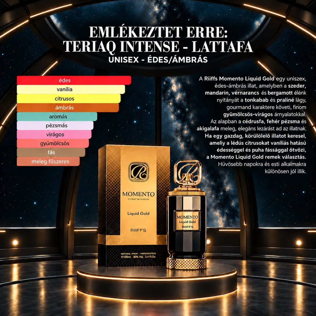 RIIFFS MOMENTO LIQUID GOLD EXTRAIT - 100 ML