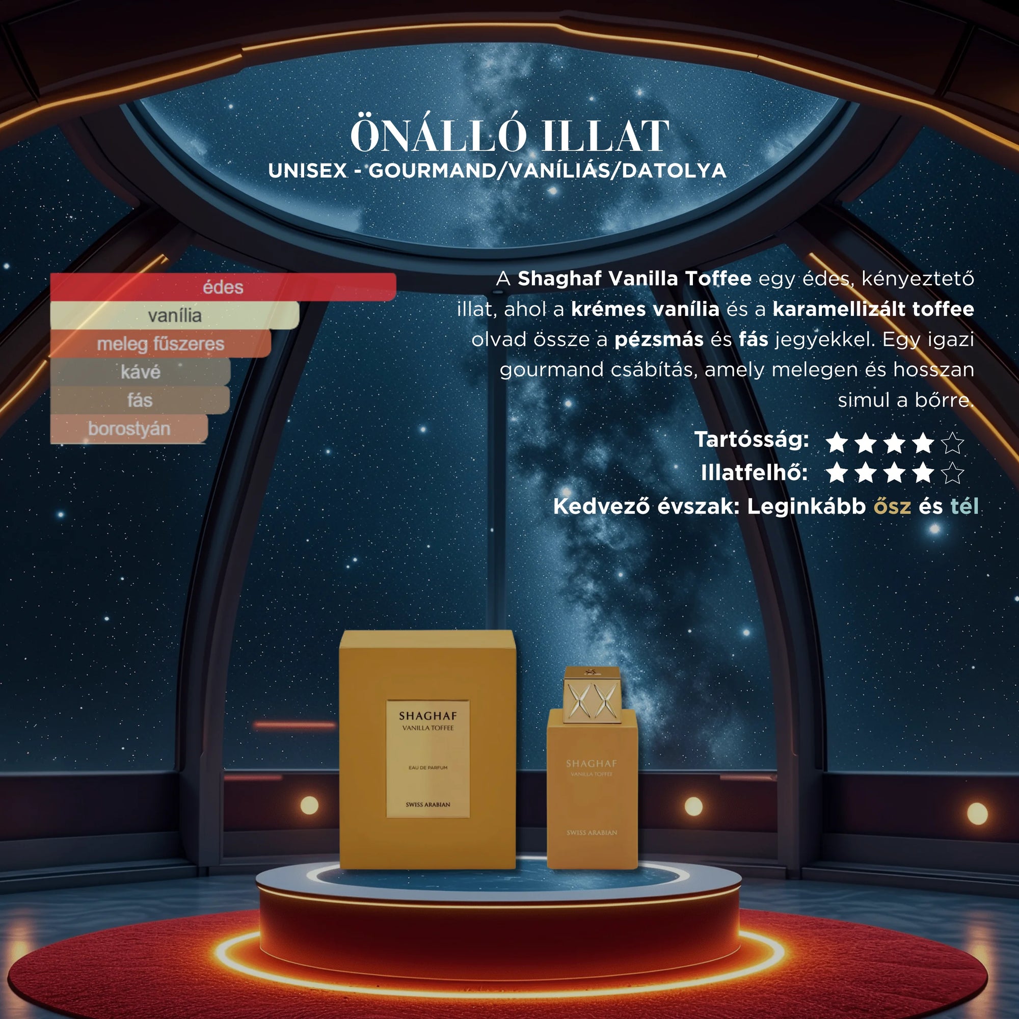 SHAGHAF VANILLA TOFFEE - 75 ML