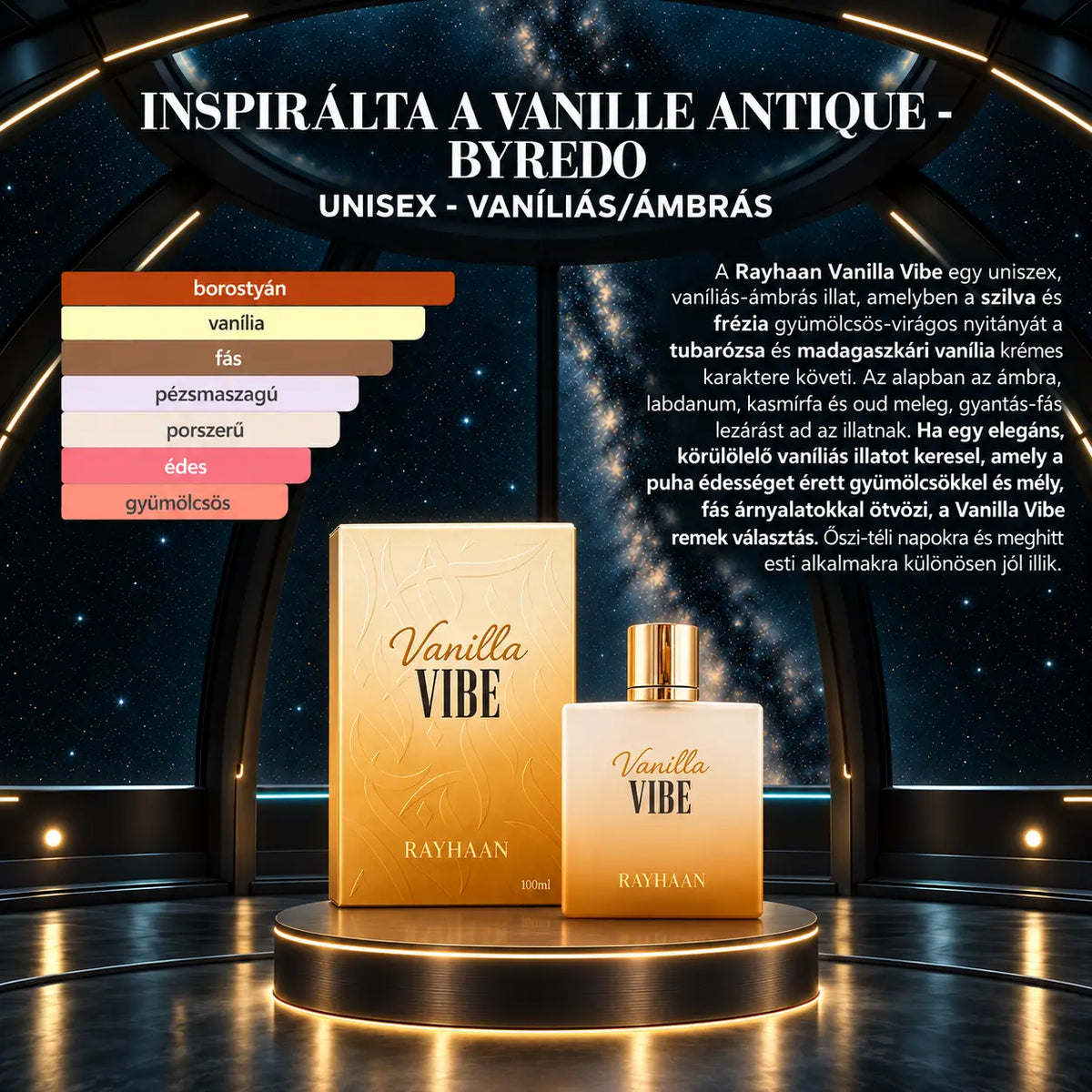 RAYHAAN VANILLA VIBE EDP - 100 ML